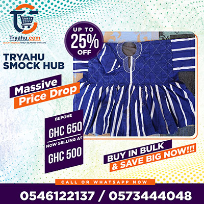 Shop Ghanaian Smocks Online | Quality Batakari Tryahu